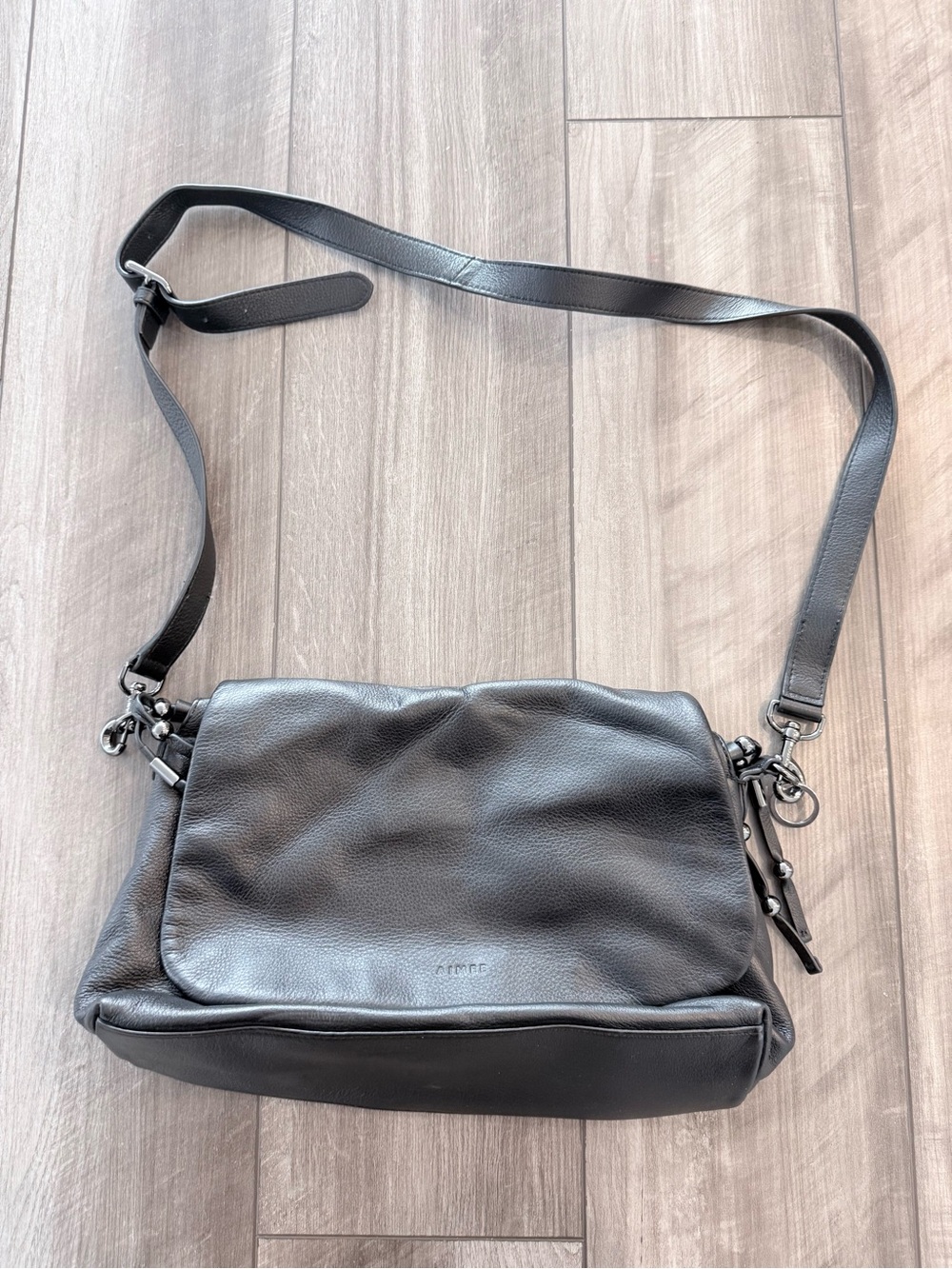 Aimee Kestenberg- Black Soft Leather Crossboday Bag